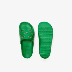 Claquettes & Sandales | LACOSTE Claquettes Serve Slide 2.0 Femme Detail Colore