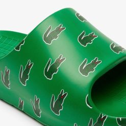 Claquettes & Sandales | LACOSTE Claquettes Serve Slide 2.0 Femme Detail Colore