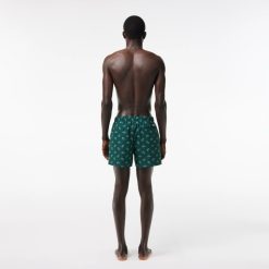 Maillots De Bain | LACOSTE Short De Bain Avec Imprime Crocodile