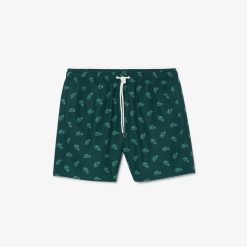 Maillots De Bain | LACOSTE Short De Bain Avec Imprime Crocodile