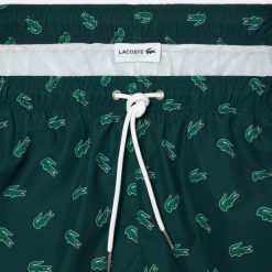 Maillots De Bain | LACOSTE Short De Bain Avec Imprime Crocodile