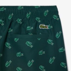 Maillots De Bain | LACOSTE Short De Bain Avec Imprime Crocodile