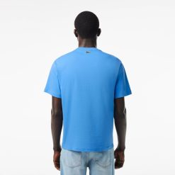 T-Shirts | LACOSTE T-Shirt Imprime Monogramme Regular Fit En Coton