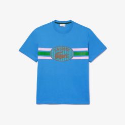 T-Shirts | LACOSTE T-Shirt Imprime Monogramme Regular Fit En Coton