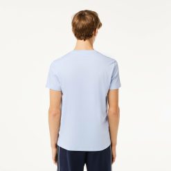 T-Shirts | LACOSTE T-Shirt Col V En Jersey De Coton Pima Uni