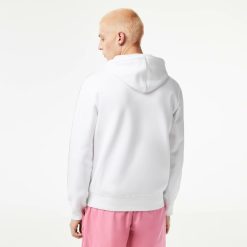 Sweatshirts | LACOSTE Sweatshirt Zippe A Capuche Jogger Homme Classic Fit Avec Bandes Siglees