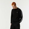 Sweatshirts | LACOSTE Sweatshirt Jogger Homme Classic Fit Avec Bandes Siglees En Molleton