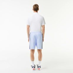 Vetements De Sport | LACOSTE Short Leger Lacoste Sport A Empiecements Color-Block