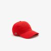 Chapeaux & Casquettes | LACOSTE Casquette Unie Lacoste En Twill De Coton Biologique