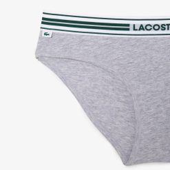 Sous-Vetements Et Vetements D'Interieur | LACOSTE Culotte Avec Ceinture Contrastee Siglee