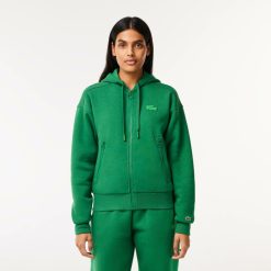 Sweatshirts | LACOSTE Sweatshirt Zippe Jogger En Molleton Gratte