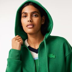 Sweatshirts | LACOSTE Sweatshirt Zippe Jogger En Molleton Gratte