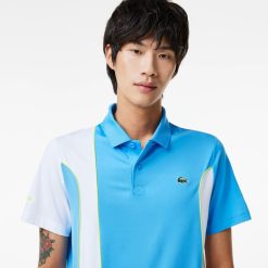 Vetements De Sport | LACOSTE Polo Homme Lacoste Sport X Novak Djokovic Color-Block Regular Fit