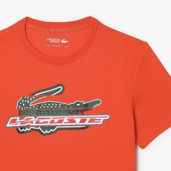 Vetements De Sport | LACOSTE T-Shirt Homme Lacoste Sport Regular Fit En Coton Biologique