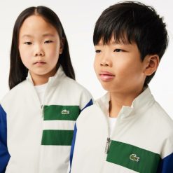 Vetements Fille | LACOSTE Veste De Survetement Sportsuit Zippee Color-Block