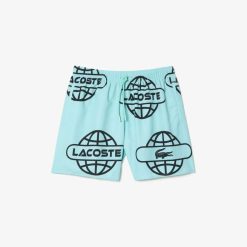 Maillots De Bain | LACOSTE Maillot De Bain Imprime Mappemonde Lacoste