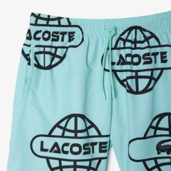 Maillots De Bain | LACOSTE Maillot De Bain Imprime Mappemonde Lacoste