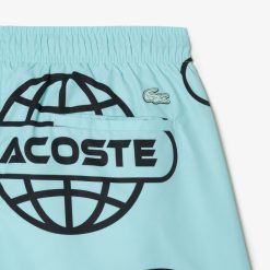 Maillots De Bain | LACOSTE Maillot De Bain Imprime Mappemonde Lacoste