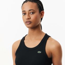 Robes & Jupes | LACOSTE Robe Sans Manche Femme Lacoste En Coton Biologique