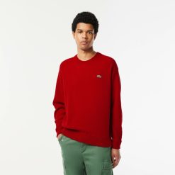 Pullovers | LACOSTE Pull Homme Lacoste Relaxed Fit Col Rond En Laine