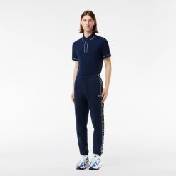 Pantalons & Shorts | LACOSTE Pantalon De Survetement Jogger A Bandes Siglees