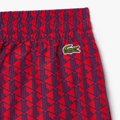 Pantalons & Shorts | LACOSTE Pantalon De Survetement Sportsuit Imprime Monogramme Degrade