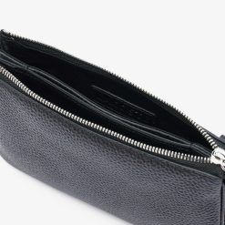 Sacs A Bandouliere | LACOSTE Pochette Double Origin Croc En Cuir