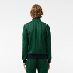 Sweatshirts | LACOSTE Sweatshirt Zippe Paris Jacquard Monogramme