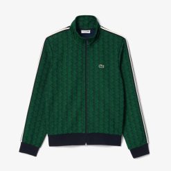 Sweatshirts | LACOSTE Sweatshirt Zippe Paris Jacquard Monogramme