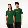 T-Shirts | LACOSTE T-Shirt Regular Fit Avec Marquage En Jersey De Coton