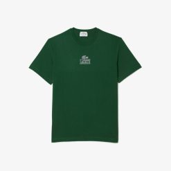 T-Shirts | LACOSTE T-Shirt Regular Fit Avec Marquage En Jersey De Coton