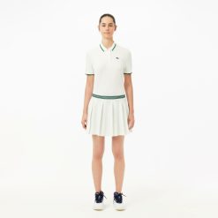 Vetements De Sport | LACOSTE Jupe Sport Avec Shorty Integre En Pique