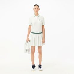 Vetements De Sport | LACOSTE Jupe Sport Avec Shorty Integre En Pique