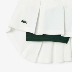 Vetements De Sport | LACOSTE Jupe Sport Avec Shorty Integre En Pique