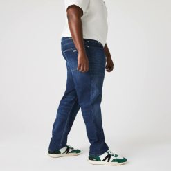 Pantalons & Shorts | LACOSTE Jean Slim Fit En Denim De Coton Stretch