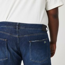 Pantalons & Shorts | LACOSTE Jean Slim Fit En Denim De Coton Stretch