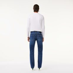 Pantalons & Shorts | LACOSTE Jean Slim Fit En Denim De Coton Stretch