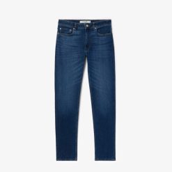 Pantalons & Shorts | LACOSTE Jean Slim Fit En Denim De Coton Stretch