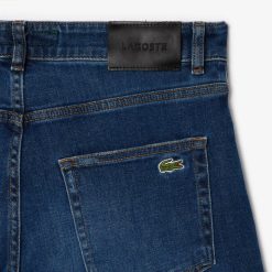 Pantalons & Shorts | LACOSTE Jean Slim Fit En Denim De Coton Stretch