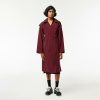 Manteaux & Vestes | LACOSTE Trench Oversize Femme Lacoste En Double Face Extensible