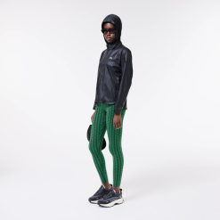 Vetements De Sport | LACOSTE Legging Sport Imprime Monogramme