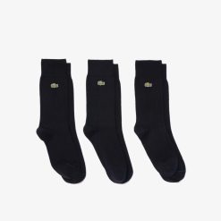 Chaussettes | LACOSTE Lot De 3 Paires De Chaussettes Hauteur Mi-Mollets