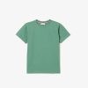 Vetements Fille | LACOSTE T-Shirt Col Rond Enfant En Jersey De Coton