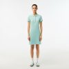 Robes & Jupes | LACOSTE Robe Polo En Pique De Coton Stretch