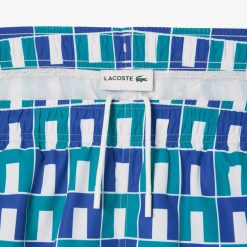 Maillots De Bain | LACOSTE Short De Bain Mi-Long Avec Imprime Robert George