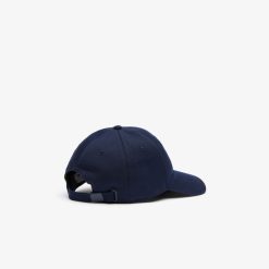 Chapeaux & Casquettes | LACOSTE Casquette Unie Ajustable Lacoste En Twill De Coton Biologique