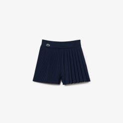 Vetements De Sport | LACOSTE Short Tennis Ultra-Dry Stretch Avec Shorty Integre