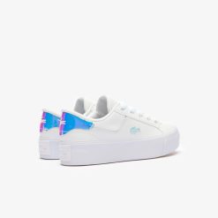 Sneakers | LACOSTE Sneakers Ziane Platform Femme En Cuir