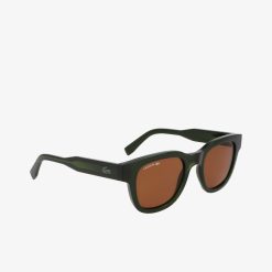 Lunettes De Soleil | LACOSTE Lunettes De Soleil L.12.12 Trim Ovales