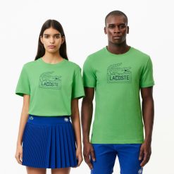 Vetements De Sport | LACOSTE T-Shirt Tennis Ultra-Dry Sport Edition Roland Garros